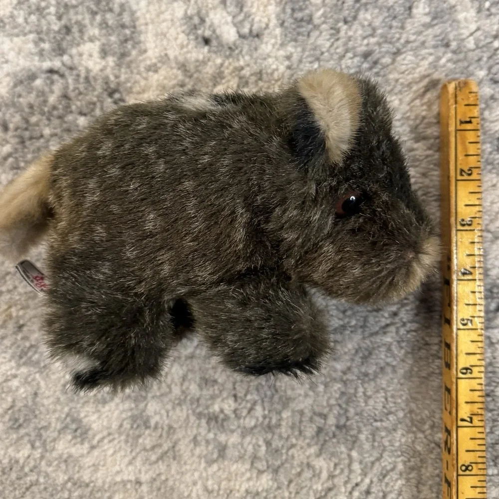 NWT Vintage Sigikid West Germany Realistic Boar Piglet Wildschwein Plush Rare